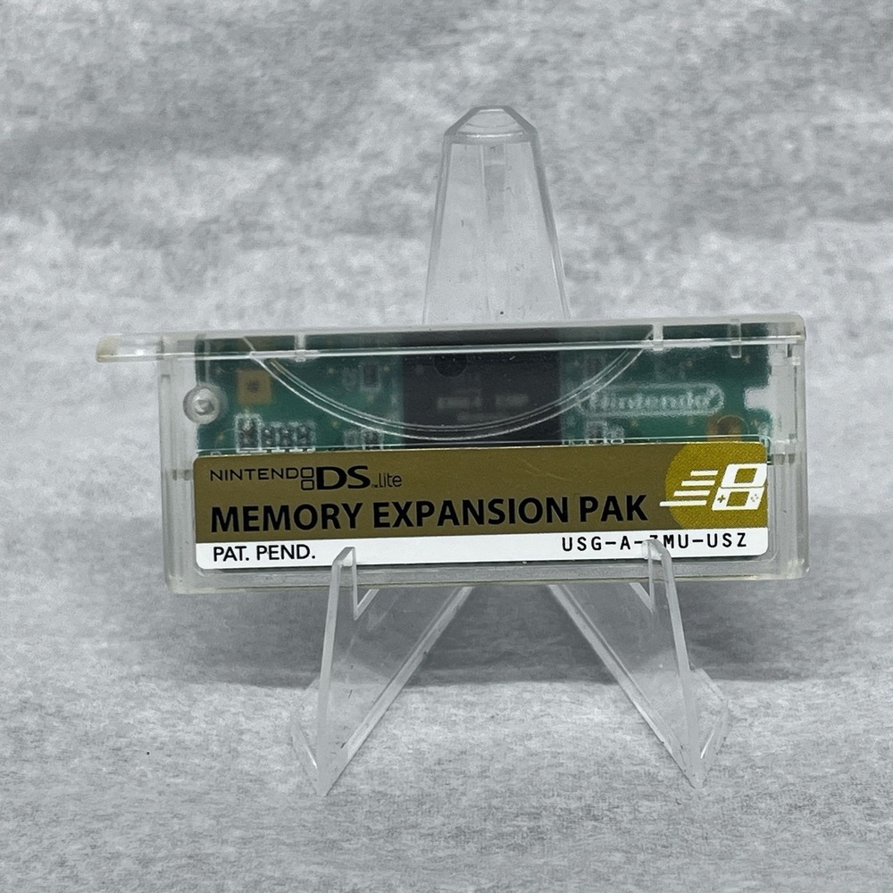 Nintendo DS Lite Memory Expansion Pak USG-A-ZMU-USZ Clear Pack